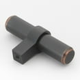 thumbnail image 2 of GlideRite  2.25-inch Solid Oil Rubbed Bronze Finish Euro Cabinet T-Bar Knob (Pack of 10 or 25) 25 Piece, 2 of 3
