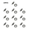 thumbnail image 2 of Eigraketly 10 Uds gancho Keeper plástico multifunción suspensión poste dispositivos dispositivo de pesca ganchos suministro accesorios herramienta Pescar Negro Eigraketly OD030637-01, 2 of 6