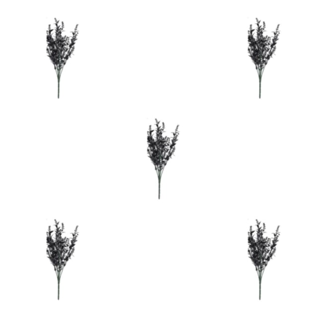 Flores artificiales Yuarrent de 2 piezas con apariencia realista negro