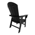 thumbnail image 6 of WestinTrends Malibu Adirondack Patio Dining Chairs, All-Weather Poly Lumber, Ergonomic Seat, 330-lb Capacity (Set of Two), Black, 6 of 11