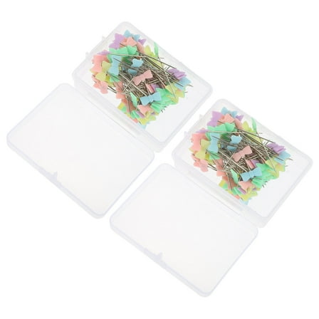 KAKOWELY Sewing Pins Assorted Color 200Pcs 1.5X0.5in