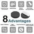 thumbnail image 5 of Furniture Pads, Adhesive EVA Pads 20mm Dia 4mm Thick Round Black 16Pcs, 5 of 5