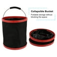 thumbnail image 5 of ifundom Portable Foldable Camping Water Bucket - Outdoor Hiking, Fishing, Travel Bucket 1 Set, 5 of 8