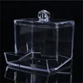 thumbnail image 6 of 2PC 2Pcs Cotton Cotton Jewelry Storage Box Round High Transparent Storage Tank Bag Of Storage Organization And Storage Household Essentials, 6 of 6