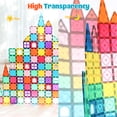 thumbnail image 2 of 120pcs Magnetic Tiles for Kids,Educational Magnetic Building Blocks for Boys Girls, STEM Preschool Kindergarten Learning Toys, 2 of 9