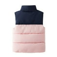 thumbnail image 3 of Toddler Boys Puffer Vest Color Block Down Vest Zip up Sleeveless Lightweight Jacket Kids Vest Girls 3-4 Years, 3 of 3