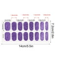 thumbnail image 4 of Zeceouar Items for Home 16 Small Nail Art Stickers Solid Color Glossy Nail Stickers, 4 of 4