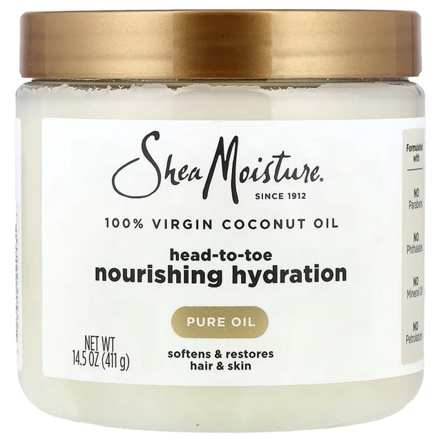 Body Moisturizer For Dry Skin 100% Extra Virgin Coconut Oil Nourishing Hydration Soften And Restore Skin And Hair 14.5oz