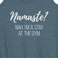 thumbnail image 3 of Instant Message - Namaste Nah Stay At Gym - Women's Racerback Tank Top, 3 of 6