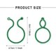 thumbnail image 2 of 100 Pieces Garden Clips Plant Support Clips, Reusable Plant Clips Plastic Rings, Durable Plant Clips Twisty Plant Rings For Supporting Climbing Plant, 2 of 5