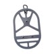 thumbnail image 2 of Clip para calzado, soporte para zapatos para mochila, bolsa de gimnasio, organizador, cubierta de zapato de silicona para senderismo, Pickleball, fútb Gris, 2 of 9