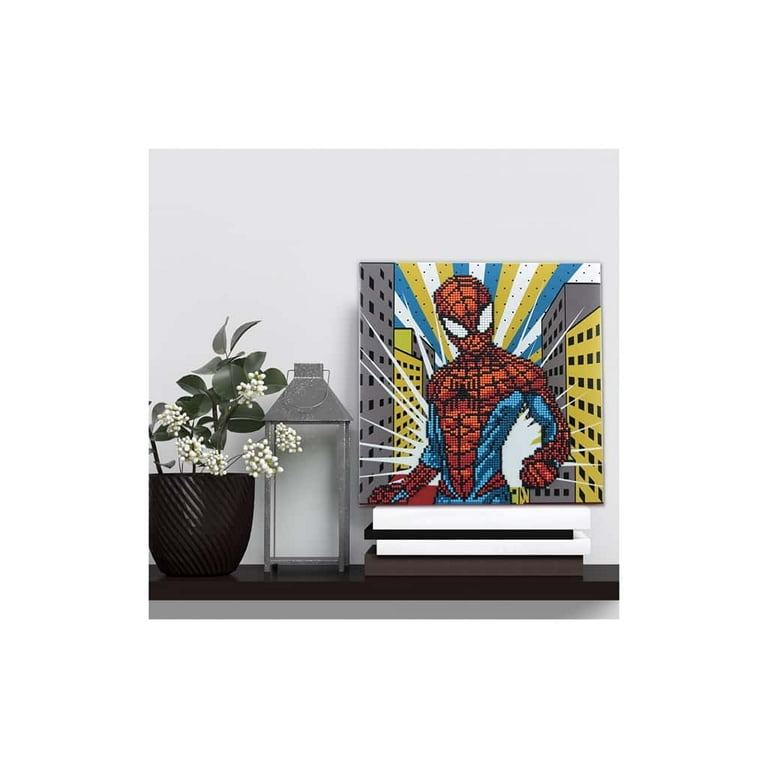 Diamond Dotz Facet Art Spider Man Web Slinger - 53 x 42cm Completed Wall  Art 