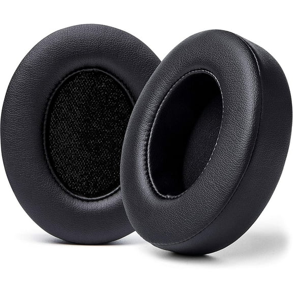 Cushions Replacement Earpads for Beats Studio 2 & 3 (B0501, B0500) Wired & Wireless | Softer Leather, Luxurious Memory Foam | Enhanced Noise Isolation & Stronger Adhesive | Black