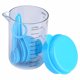 thumbnail image 1 of Bewildely Juego de 7 tazas medidoras con cucharas, utensilios de cocina suficientes, cucharas para el hogar, accesorios lavables para hornear, panadería Cocina y Comedor Azul Bewildely JJ14807-01B, 1 of 6