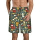 thumbnail image 1 of Fotbe Cute Animal Forest Trajes de Baño Estampados para Hombre, Shorts de Verano de Secado Rápido, Ropa de Playa, Bañadores-Large, 1 of 6