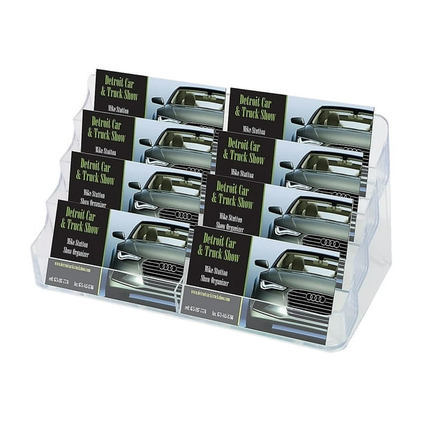 Staples Clear Business Card Holder 8 Pocket 665646