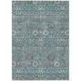 thumbnail image 2 of Addison Rugs Chantille Indoor/Outdoor Transitional Floral Teal Washable Rectangle Rug, 9' x 12', 2 of 6