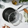 thumbnail image 6 of Henckels Paradigm Ceramic 12-inch Stainless Steel Dual Performance Fry Pan with Lid, 6 of 10
