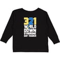 thumbnail image 3 of Inktastic 321 is World Down Syndrome Day Boys or Girls Long Sleeve Toddler T-Shirt, 3 of 5