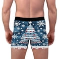 thumbnail image 3 of Christmas Digital Printing Breathable Close Fitting Men's Underpants Comfortable Boxers, 3 of 8