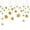 1 Set, variant on Sylvtty Golden Christmas Garland Star Streamer 3D Stars Metallic Paper Hanging Bunting Banner Festive Holiday Decoration