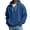 Royal Blue, variant on LNZGNM Mens Oversized Hoodie Waffle Solid Color Big and Tall Sweatshirts 1/4 Zipper Long Sleeve Drawstring Shirts with Pockets Athletic Winter Pullover,Royal Blue XL