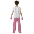 thumbnail image 5 of FORMRS Kids Pajama Pants with Pockets Size 6-8Y Boys Lounge Sleep Bottoms, Pink Doughnuts, 5 of 8