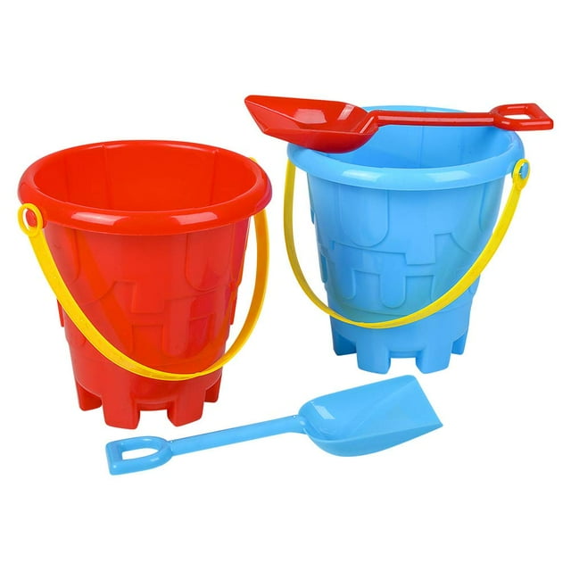 Set de balde y pala para arena de playa Rhode Island Novelty x6