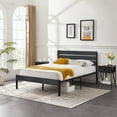 thumbnail image 2 of VECELO 3-piece Bedroom Set Include Full Bed Frame with 2 Nightstands, Black, 2 of 7