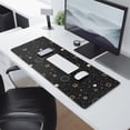 thumbnail image 2 of Long Mouse Pads for Desk,Black Gold Zodiac Sun Moon Pattern Desk Mats on Top Of Desks, Desk Mouse Pad Extra Large with 3mm Non-Slip Base and Stitched Edge for Gaming,Office,Work,Home 31.5"x11.8", 2 of 6