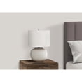 thumbnail image 4 of Lighting, 21"H, Table Lamp, Cream Ceramic, Ivory / Cream Shade, Modern, 4 of 8