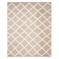 thumbnail image 3 of SAFAVIEH Dallas Jerrie Geometric Shag Runner Rug, Seafoam/Ivory, 2'3" x 6', 3 of 3