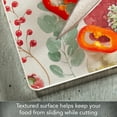 thumbnail image 7 of CounterArt Floral Traditions 3mm Tempered Glass Cutting Board 10" by 8", 7 of 7