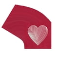 thumbnail image 3 of Red Suede Picture Frame Mat for 18x18 Frames - Heart Opening for 14x14 Photos - 50 Mats, 3 of 7