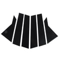 thumbnail image 1 of 6 piezas de moldura de pilar B para ventana de puerta, color negro brillante, reemplazo de calcomanía para poste de pilar para Kia K3, Forte, Sedan, Cerato, 1 of 14