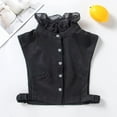 thumbnail image 3 of Detachable Dickey Collar Half Blouse Shirt Collar Fake Collar for Women Girl, 3 of 9