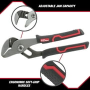 Hyper Tough 6-Inch Groove Joint Pliers with Ergonomic Comfort Grip, 5576V