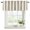 Brown, variant on Grey Striped Curtain Valances for Windows, Kitchen Valance Window Treatments Panel 2 Pack, Modern Farmhouse Gray White Stripes Rod Pocket Short Curtains for Bathroom Bedroom 42 x 12 Inch