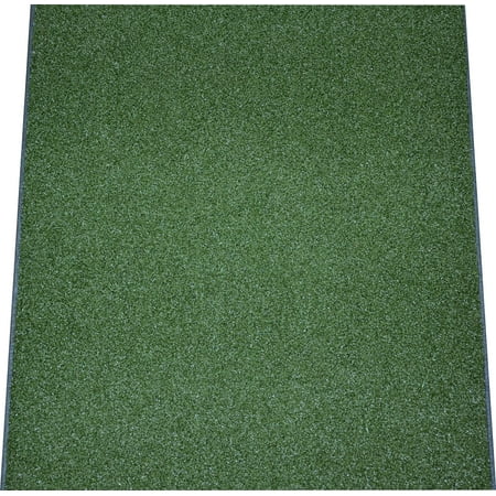 Green Outdoor Carpet Dean Premium Heavy Duty Indoor/Outdoor Oasis Green Artificial Grass Performance Turf Carpet Runner Rug/Putting Green/Golf/Sports/Dog Mat, Size: 3' x 12' with Bound Edges ()