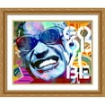 thumbnail image 2 of Stephen Chambers 14x12 Gold Ornate Wood Framed With Double Matting Wall Art Titled - Ray Good Vibe, 2 of 6