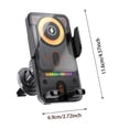 thumbnail image 3 of 2026 New Fast Wireless Car Charger Wireless Charging Phone Mount For Car, Navigation Car Phone Holder Automatic Smart Sensor, 15w Universal 360° Rotation, Cool Car Wireless Fast Charging Holder, 3 of 8