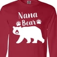 thumbnail image 4 of Inktastic Nana Bear in White Long Sleeve T-Shirt, 4 of 5
