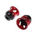 thumbnail image 1 of 14mm Motorcycle Slider Frame Aluminum Alloy Wheel Fairing Protection Crash Pad Protector Guard 46mm 46mm Red Black 2 Pcs, 1 of 7