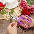 thumbnail image 5 of Uxcell Garden Scissors Floral Shears Floral Scissor Gardening Pruning Shears Black 2 Pcs, 5 of 5