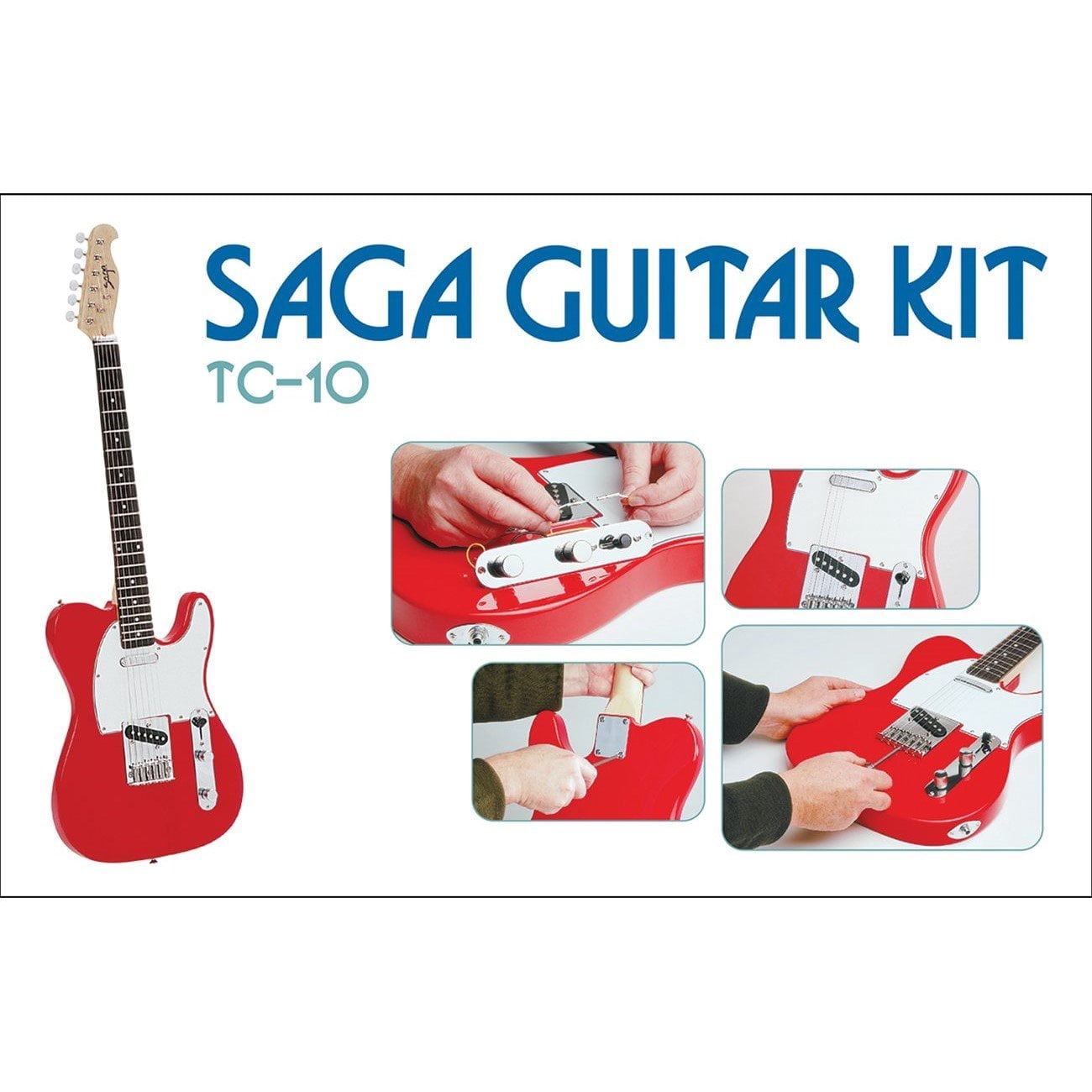Saga TC-10 Electric Guitar Kit Telecaster Style