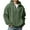 1616Army Green463, variant on VNKIDY Men Texture Zip Up Hooded Sweatshirt Full Zip Pullover With Front Pockets Casual Outdoor Activities Comfortable Lightweight Athletic Jacket Male Long Sleeve Solid Color Winter Streetwear Cozy