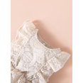 thumbnail image 2 of Baby Girl Floral Embroidery Ruffle Trim Schiffy Bodysuit, 2 of 5