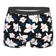 thumbnail image 4 of Goofa Lilies Flowers Printed Men's Boxer Briefs Underwear, Moisture-Wicking Underwear, Trunk,Soft and Breathable Cotton Underwear-, 4 of 9
