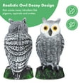 thumbnail image 7 of Homarden - Effective Bird Scare: Fake Owl Decoy and Repellent Device to Keep Birds Away from Garden - Plastic Owl to Scare Birds, 7 of 7