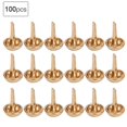 thumbnail image 1 of 100 Pcs Mushroom shaped Decoration Rivets DIY Accessories for Bags Shoes Hats Clothes(10mm Gold ), 1 of 4